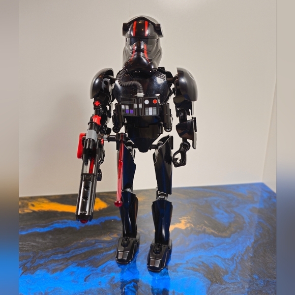 Lego buildable 10" figure Elite  TIE Fighter pilot - Picture 4 of 5